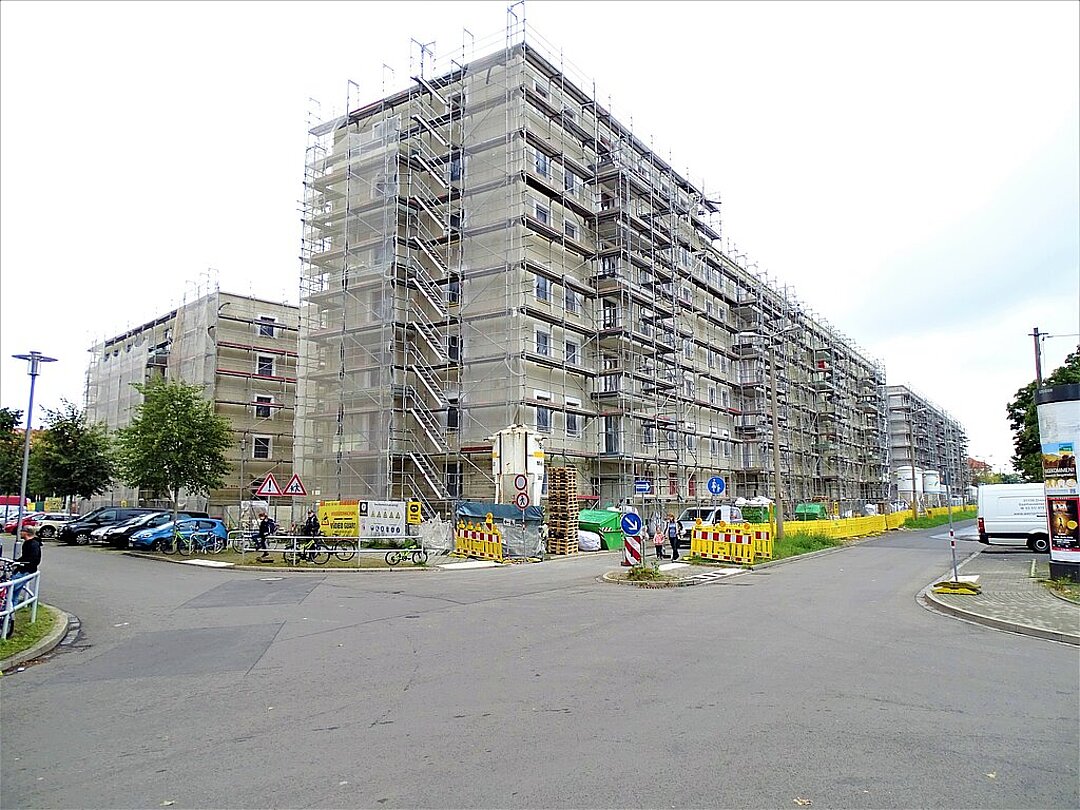 Ansicht Saalfelderstr. / Demmeringstraße