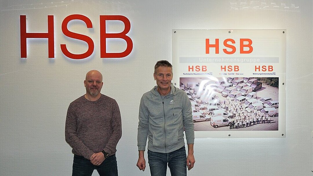Herr F. Holz (r.), Herr H. Kratz (l.)