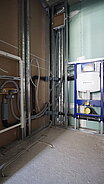 Badvorwandinstallation