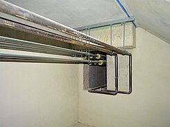 Kellerrohrleitungen Heizung- und Sanitär